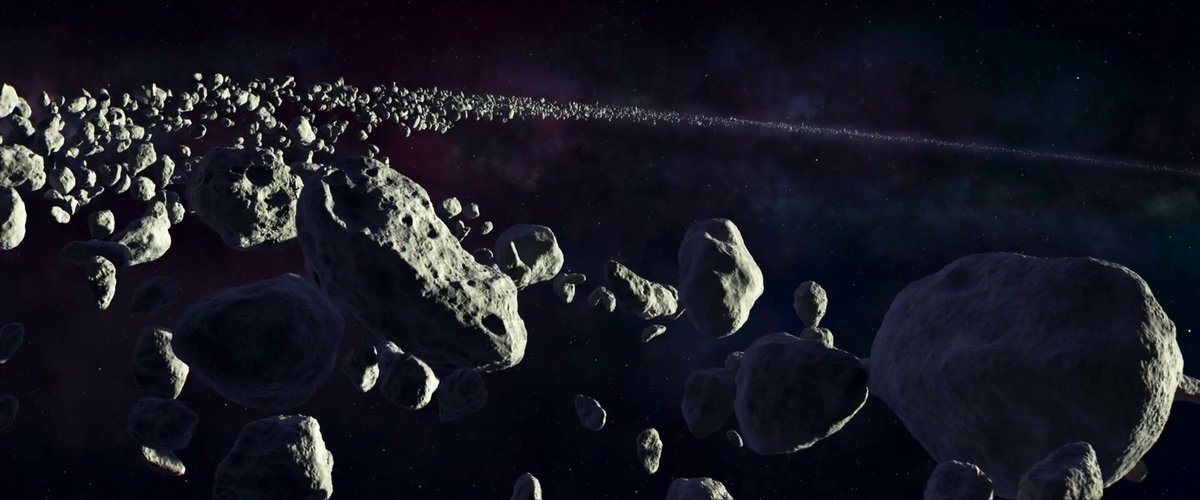 Great Wall Asteroid Line